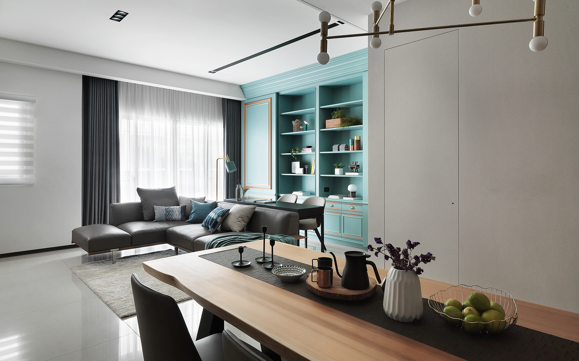 美式全屋定制餐厅设计装修图片3