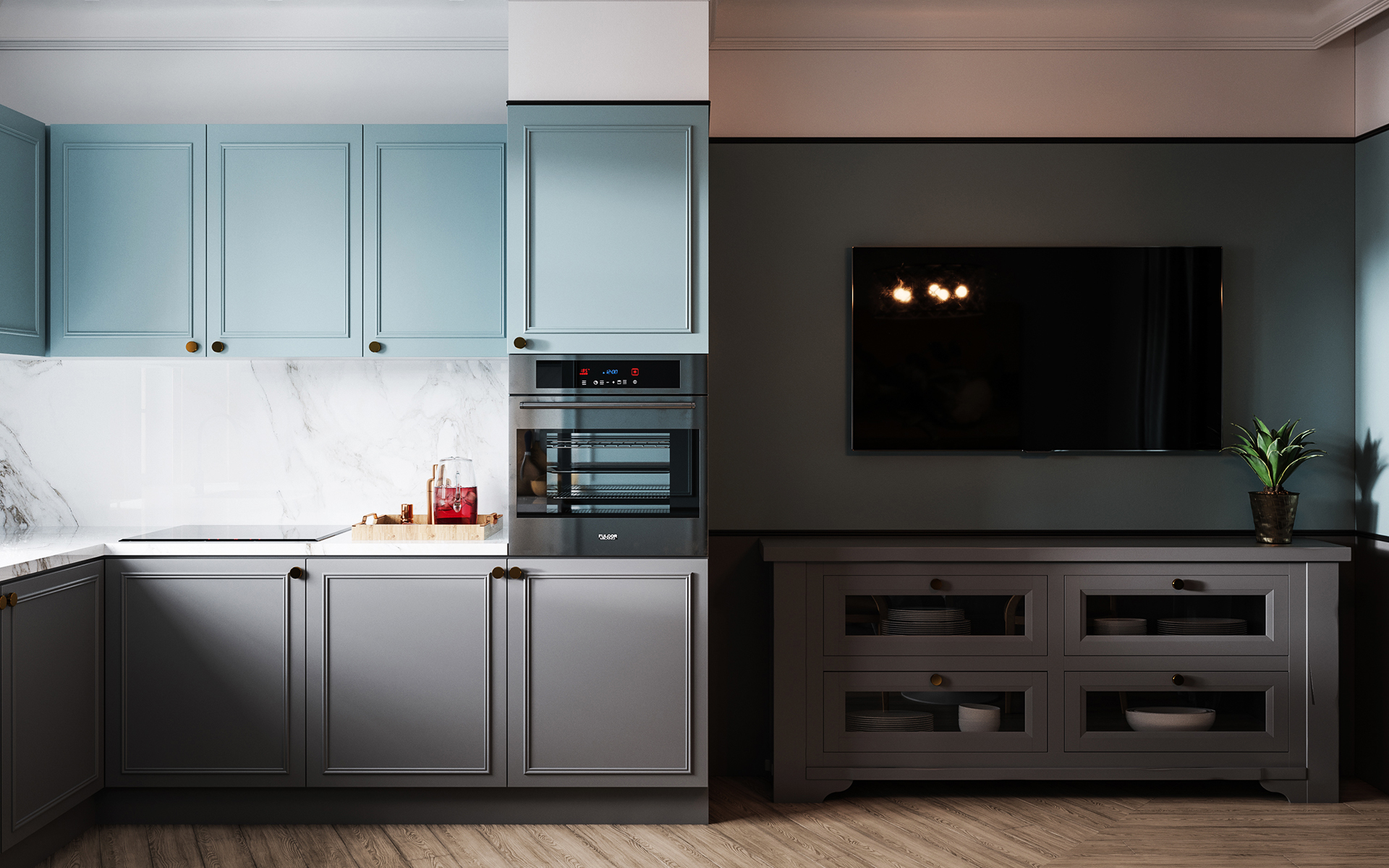 全屋定制智能家具厨房橱柜图片4