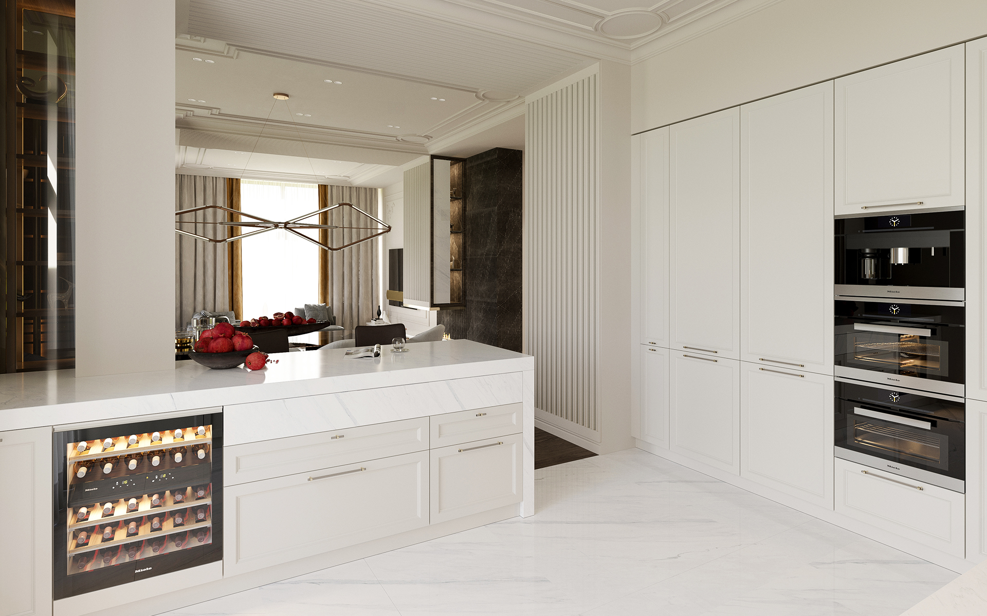 全屋定制厨房智能家具设计效果图5