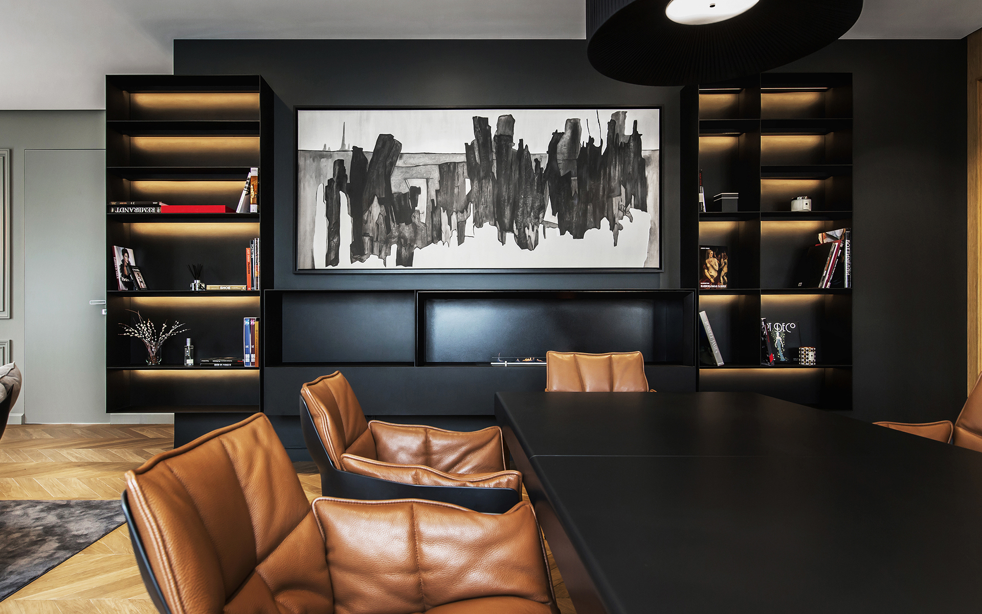 厂家全屋定制书房装修效果图1