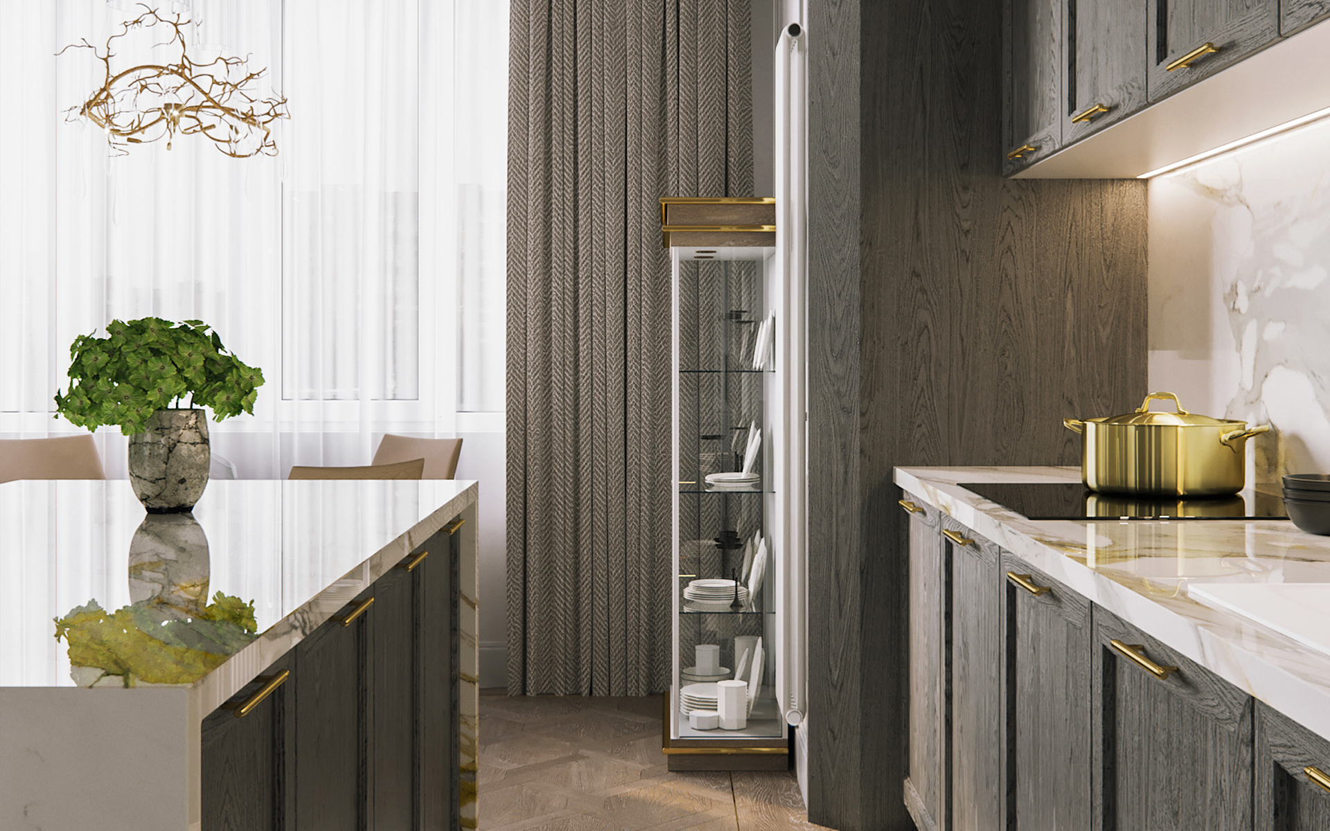 整体全屋定做厨房橱柜图片3