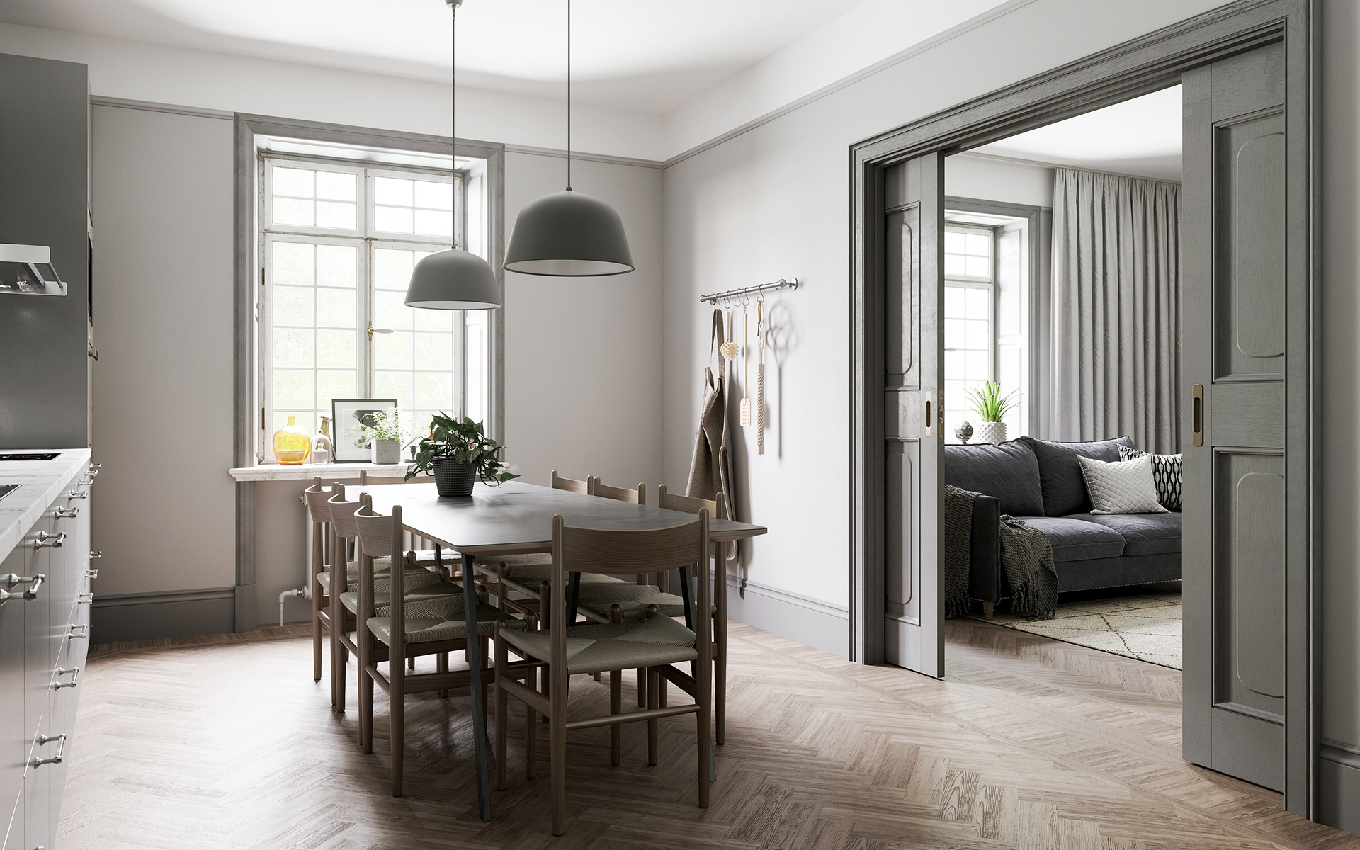 美式整体厨房橱柜图片2