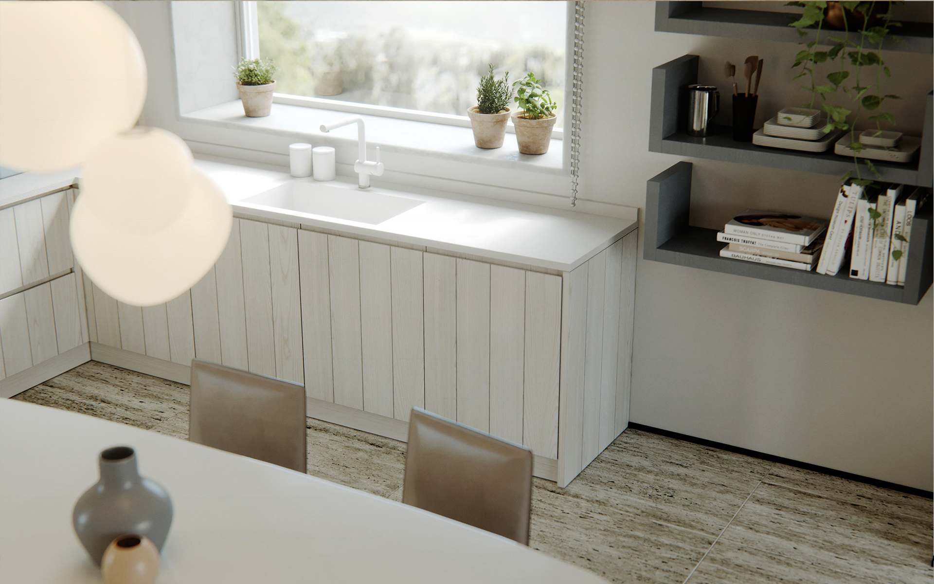 智能厨房橱柜订制图片大全3