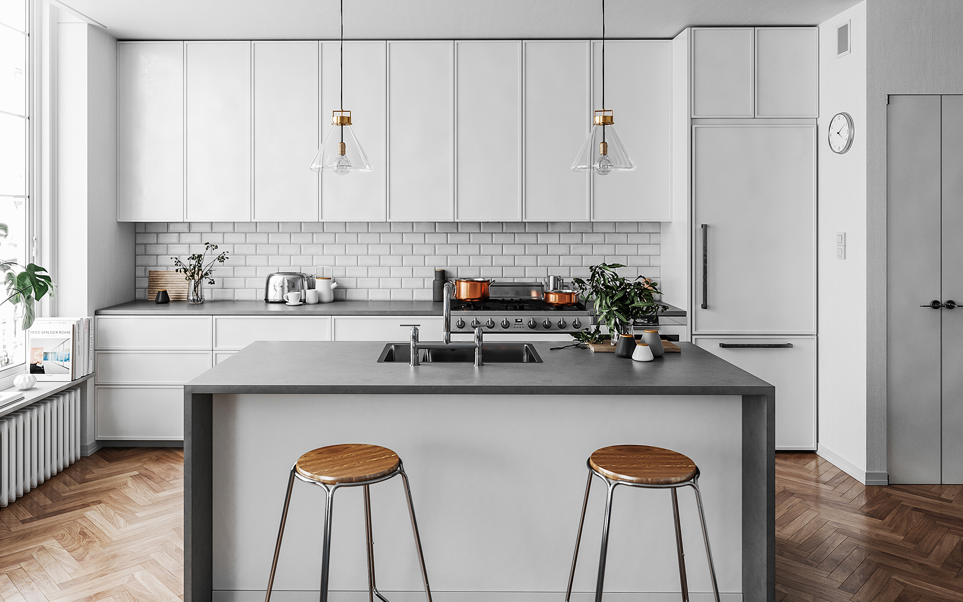 工厂定做整体橱柜效果图片大全1