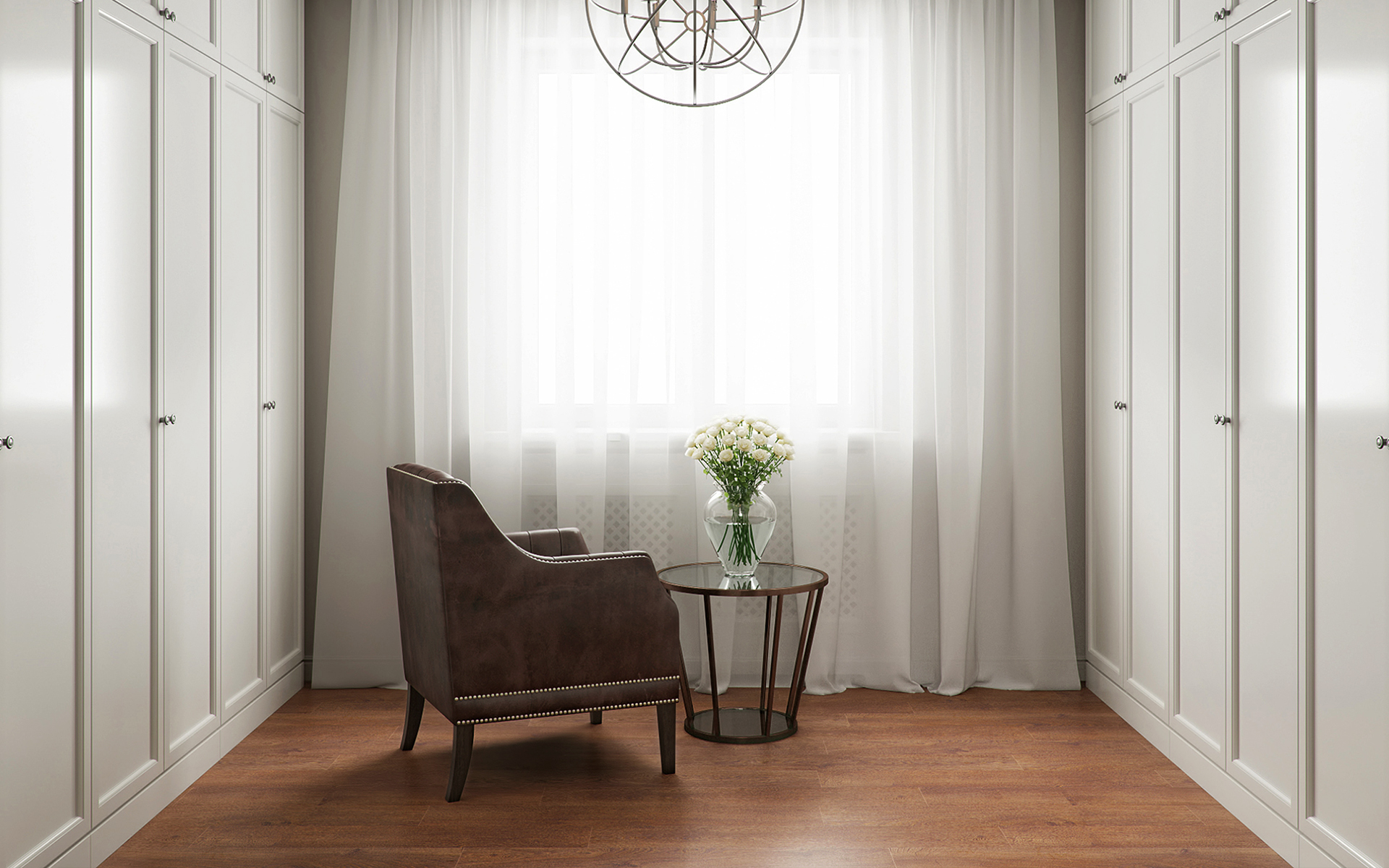 美式定制衣柜颜色效果图大全1