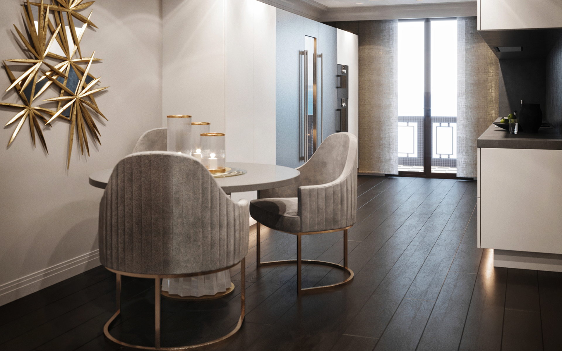 整家设计定制护墙板效果图大全集4