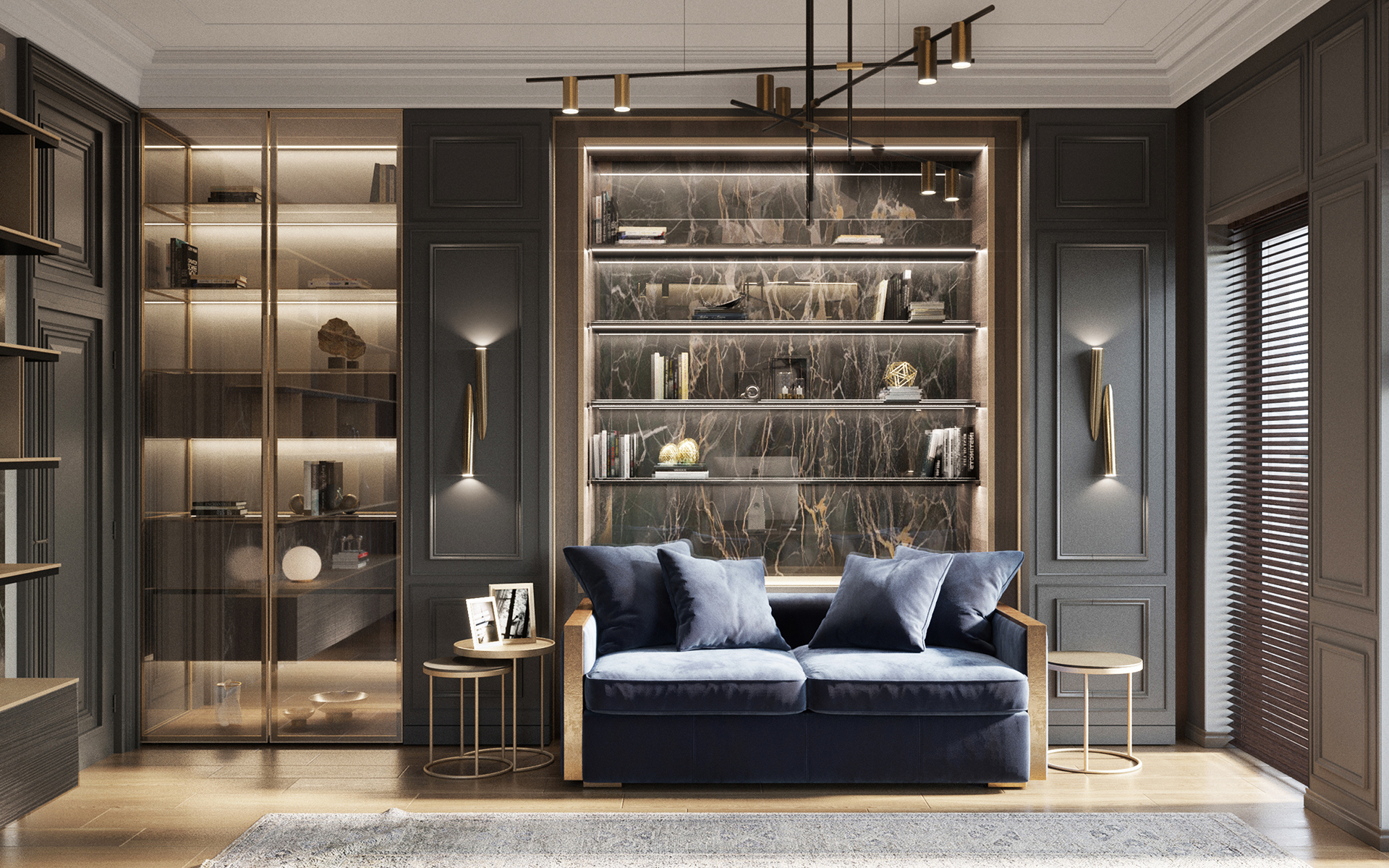 背景墙墙饰装修效果图3