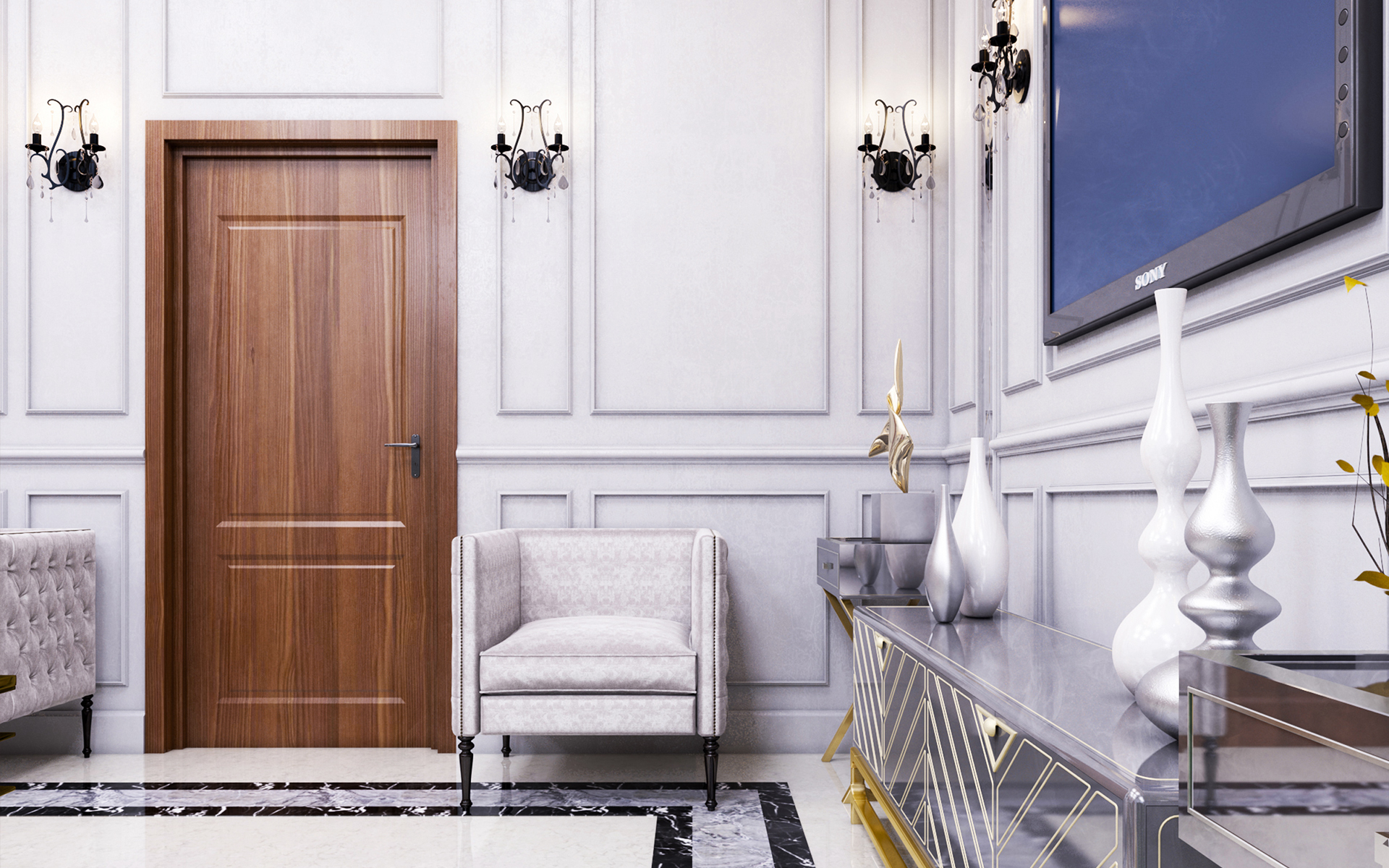 厂家一站式订制房间木门图片大全1