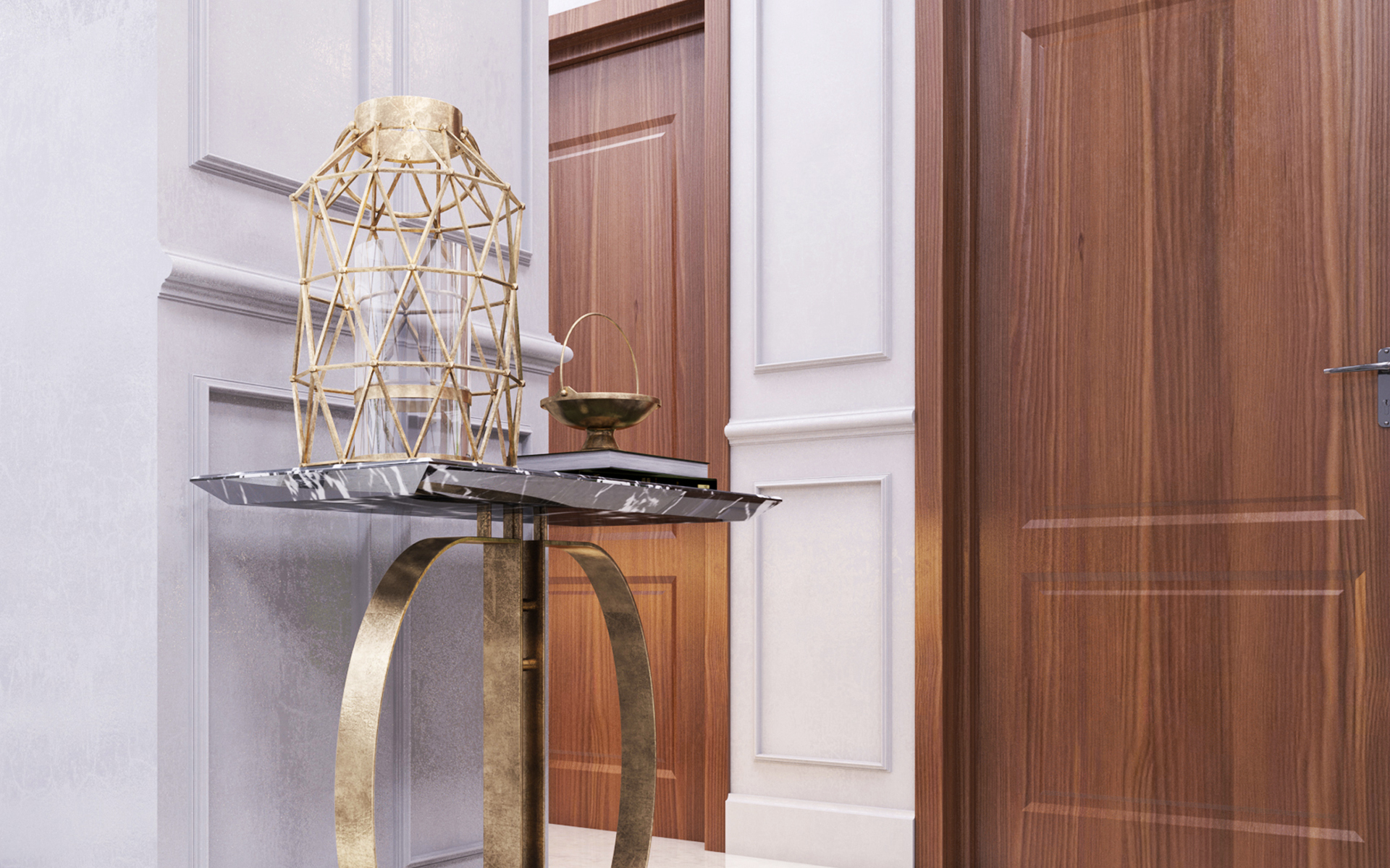 定做美式木门油漆颜色效果图3